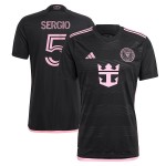 Günstige Fußballtrikots Inter Miami CF Sergio Busquets 5 Auswärtstrikot 2024-25 Kurzarm